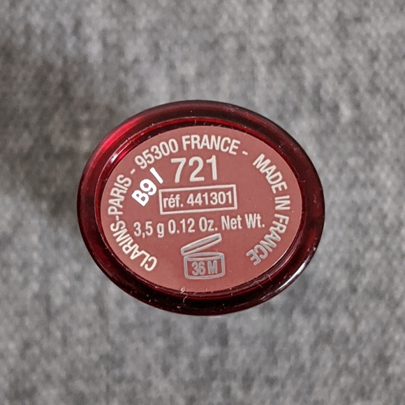 🆕 Clarins "Chestnut" #721 Joli Rouge Longwearing Moisturizing Lipstick - Picture 7 of 12